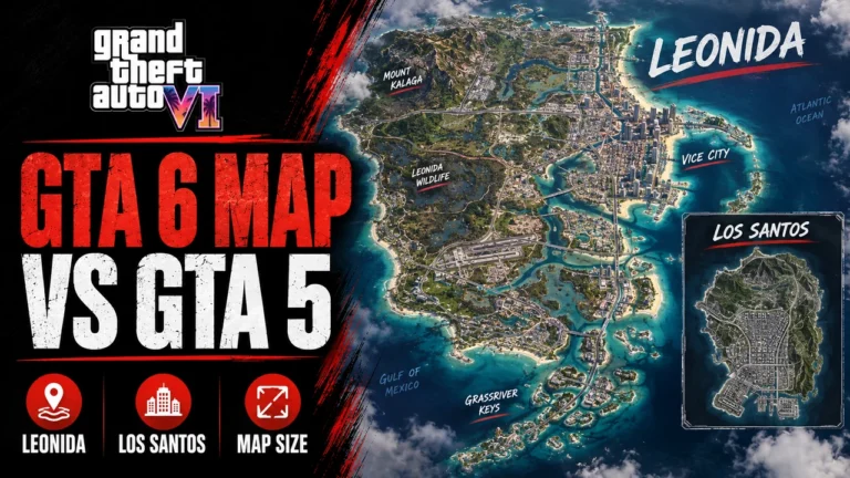 GTA 6 Map vs GTA 5 Map: How Much Bigger Is It?